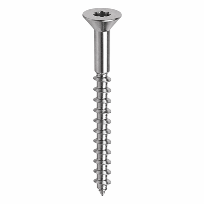 316 Decking Screws 10G x 75mm Torx Drive - Hardwood - 250 Pack