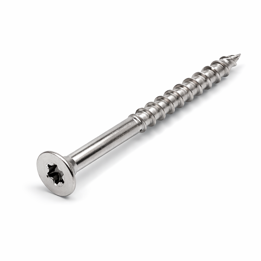 304 Stainless Steel Decking Screws 10G x 75mm Torx – 250 Pack