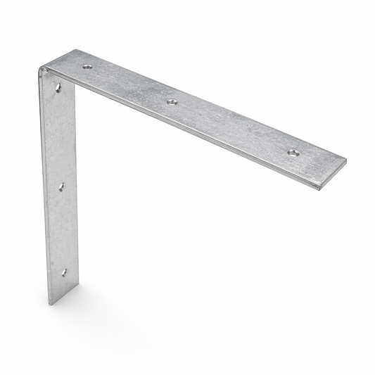 Galvanised Angle Bracket 300 x 300mm – Heavy Duty Corner Brace