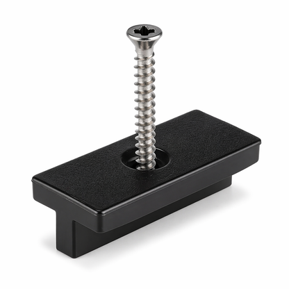 Concealed deck fixing clips for composite decking, delivering a clean, screw-free finish