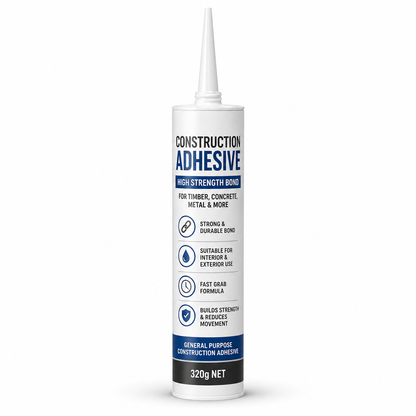 Construction Adhesive 320g – Heavy Duty Bonding Adhesive for Timber & Decking
