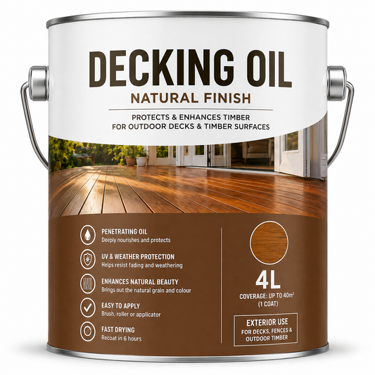Decking Oil 4L - Natural Timber Protection & Finish
