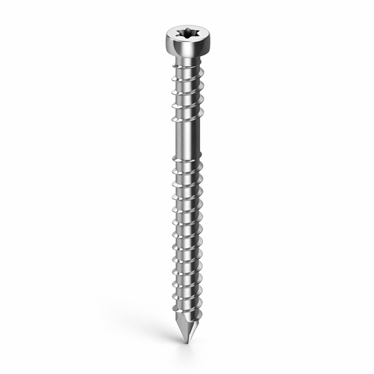 316 Stainless Steel Decking Screws 10G x 50mm Trim Head Torx – 500 Pack