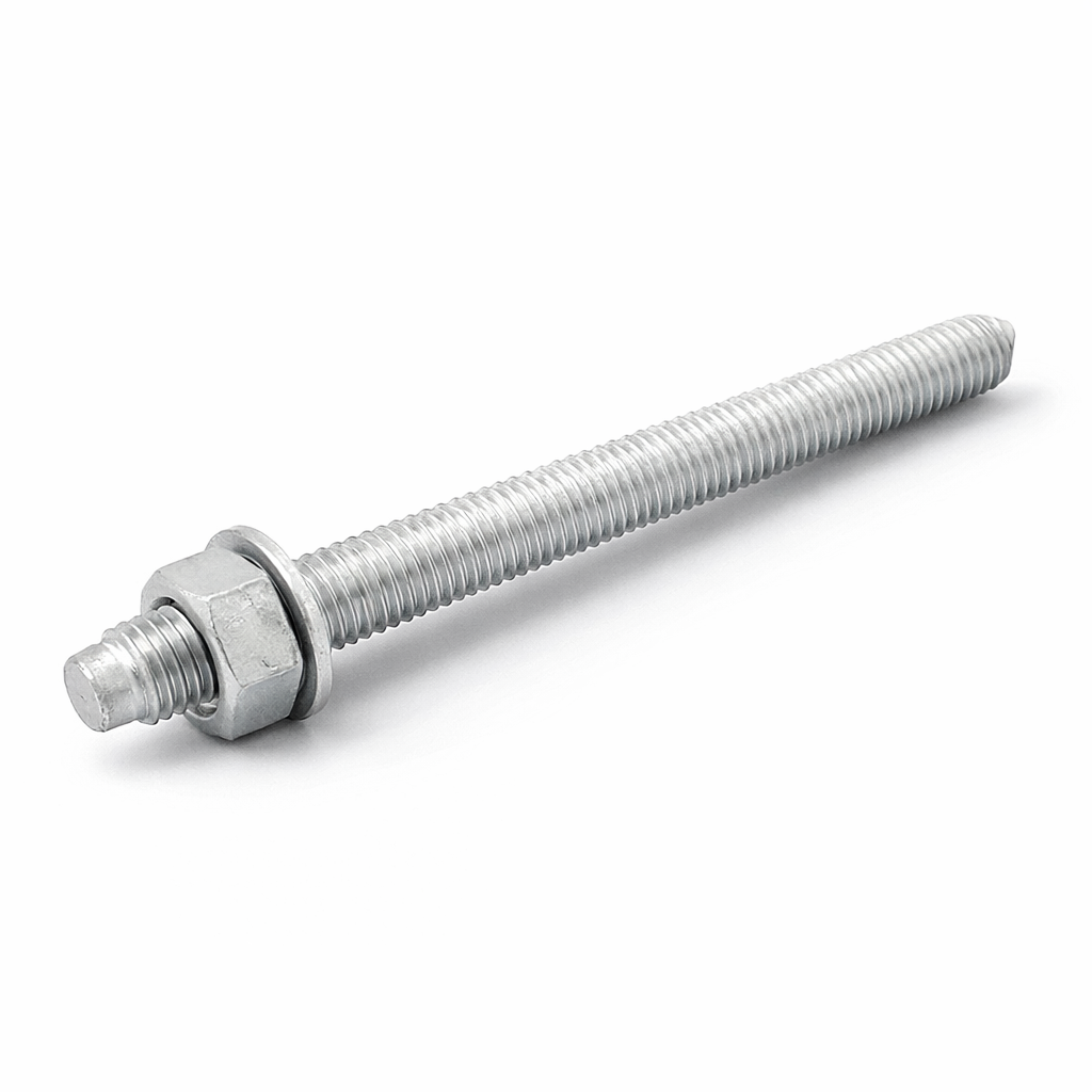 Galvanised Chemset Anchor Stud M16 x 190mm – Structural Chemical Anchor Bolts