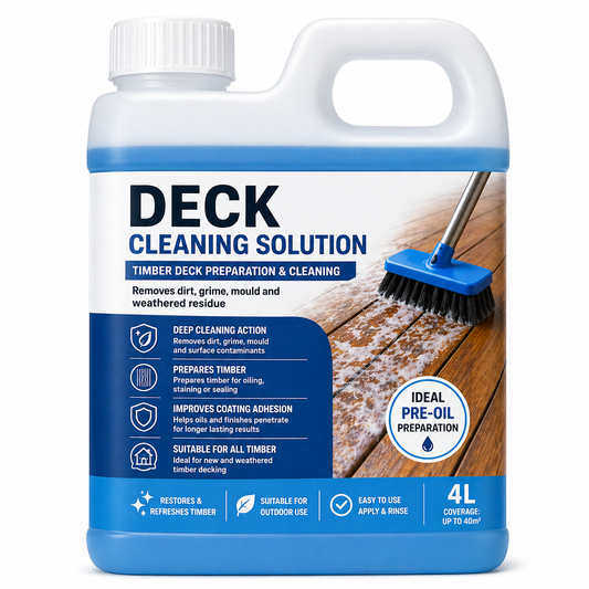 Deck Cleaning Solution 4L - Timber Deck Preparation & Cleaning