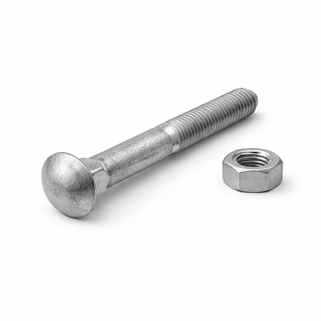 Hot Dip Galvanised Cup Head Bolts & Nuts M10 x 120mm