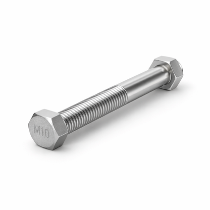 304 Stainless Steel Hex Bolts & Nuts M10 x 100mm