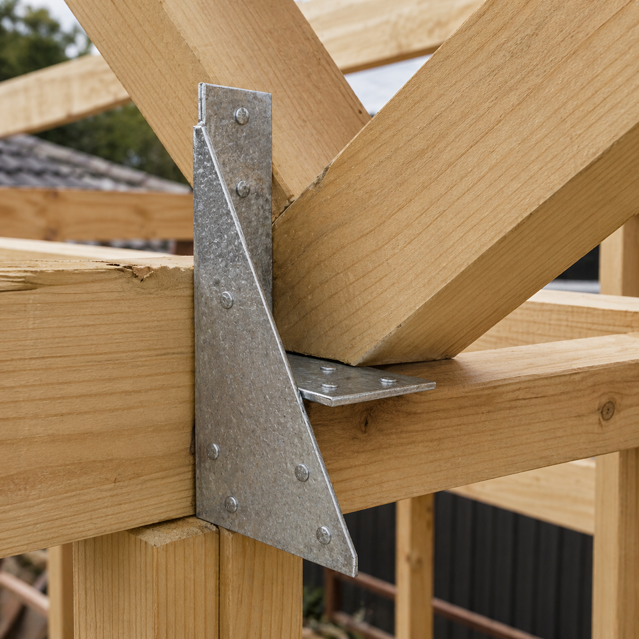 Triple Grip Right Hand Galvanised – Timber Framing Connector Bracket