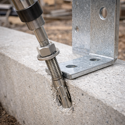 Stainless Steel Wedge Anchor Bolts 8mm x 50mm - Concrete Through Bolts