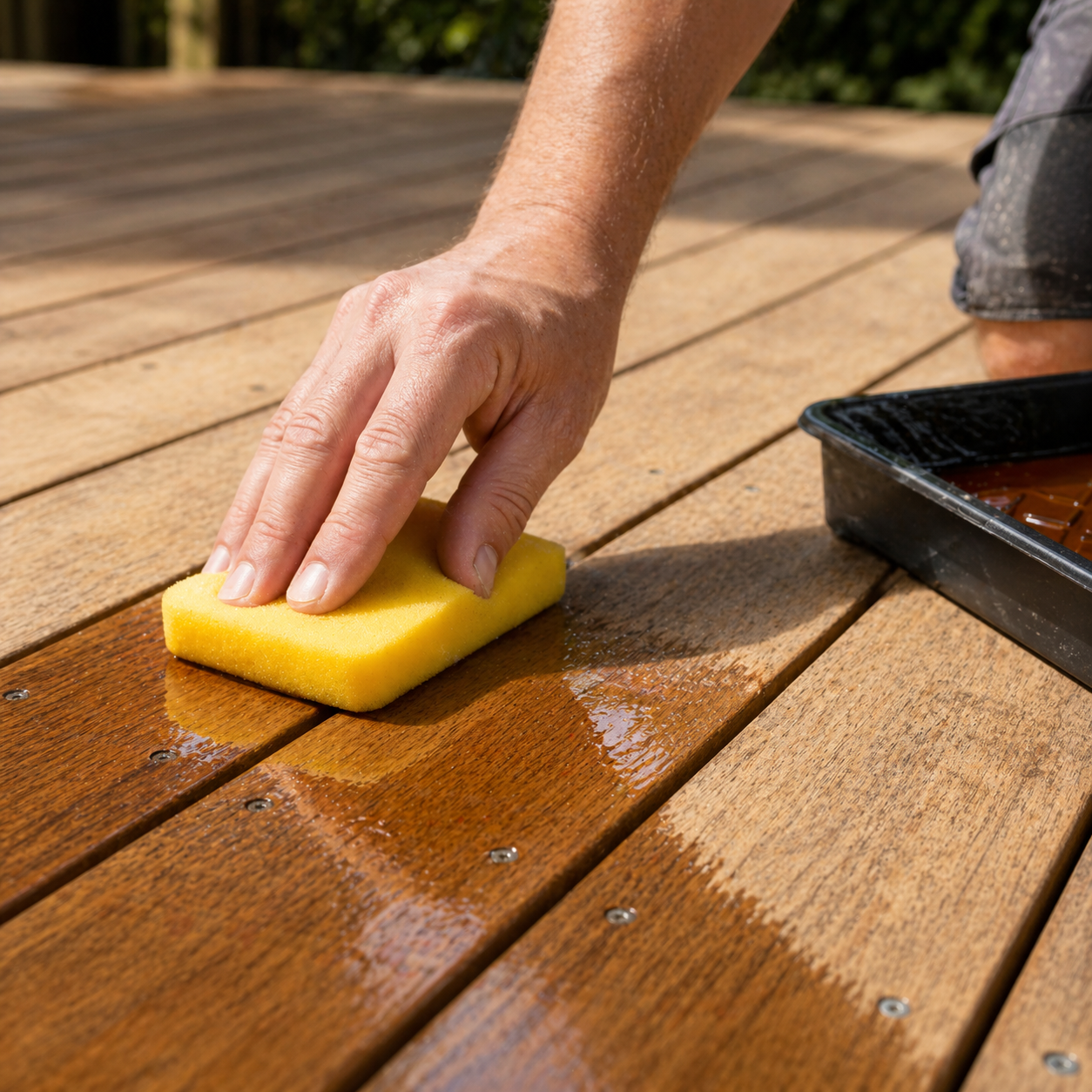Foam Applicator Pads 4 Pack – Decking Oil & Cleaning Application Pads