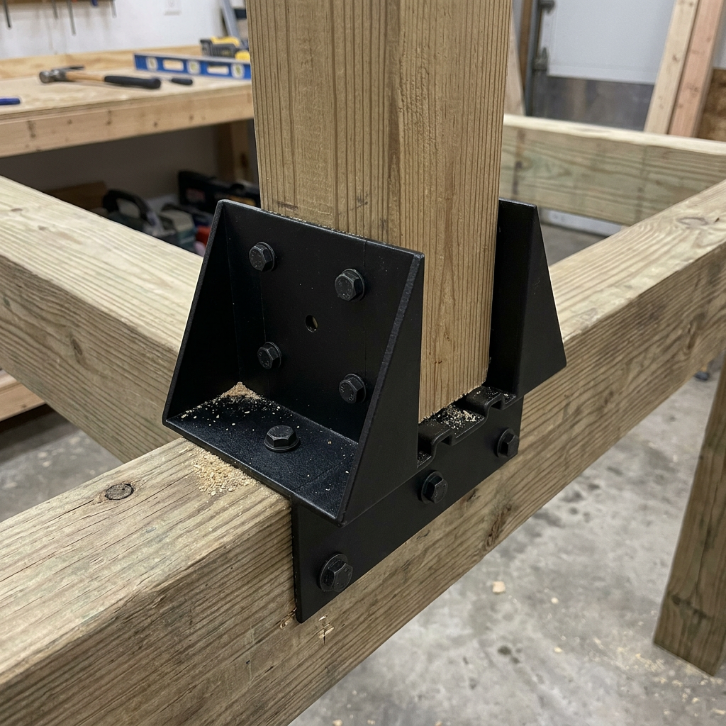 Hidden Decking Joist & Bearer Connectors – Concealed Deck Fixing System